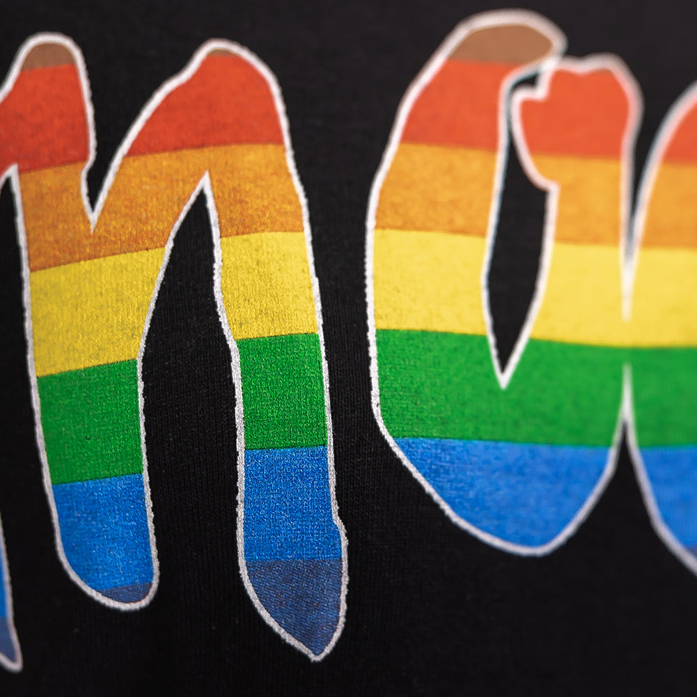Mood Pride Black Cotton T-Shirt Detail