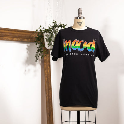 Mood Pride Black Cotton T-Shirt Full