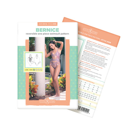 Bernice Reversible One Piece Swimsuit Sirena Sewing Pattern