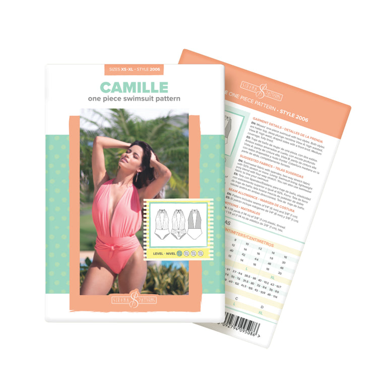 template--25130090922057__main-Camille One Piece Swimsuit Sirena Sewing Pattern