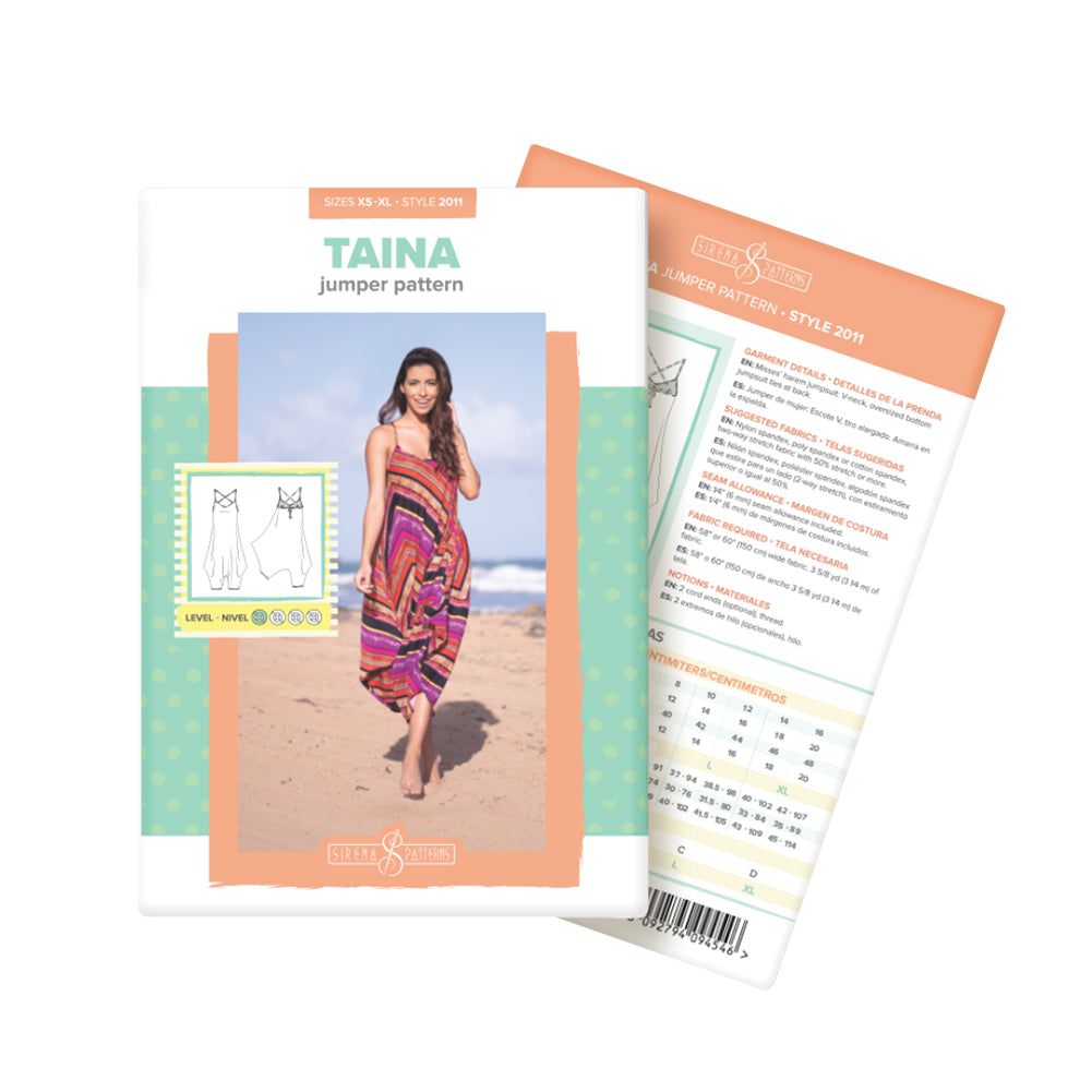 Taina Jumpsuit Sirena Sewing Pattern