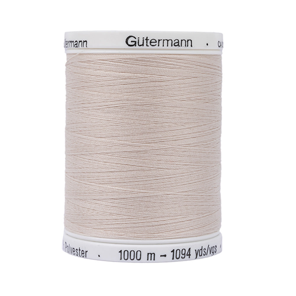 Gutermann Sew All Thread 1000m - 22 Eggshell Detail