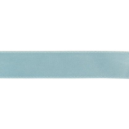 Pale Blue Single Faced Satin Ribbon - 0.625" Detail