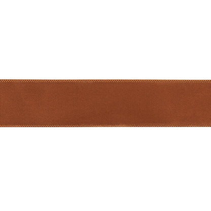 Autumn Leaf Single Faced Satin Ribbon - 0.875" Detail