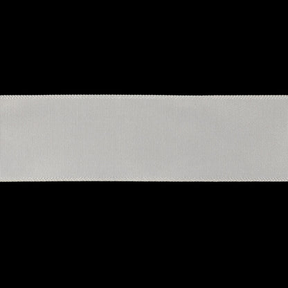 White Single Faced Satin Ribbon - 1" Detail