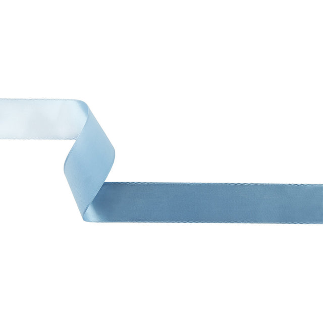 French Blue Single Faced Satin Ribbon - 1"