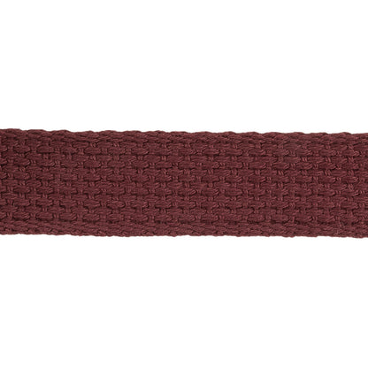 Cordovan Heavyweight Cotton Webbing - 1" Detail