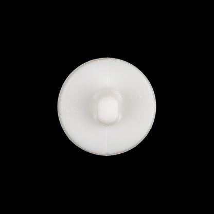 Italian White and Silver Tint Textured Shank Back Button - 30L/19mm Detail