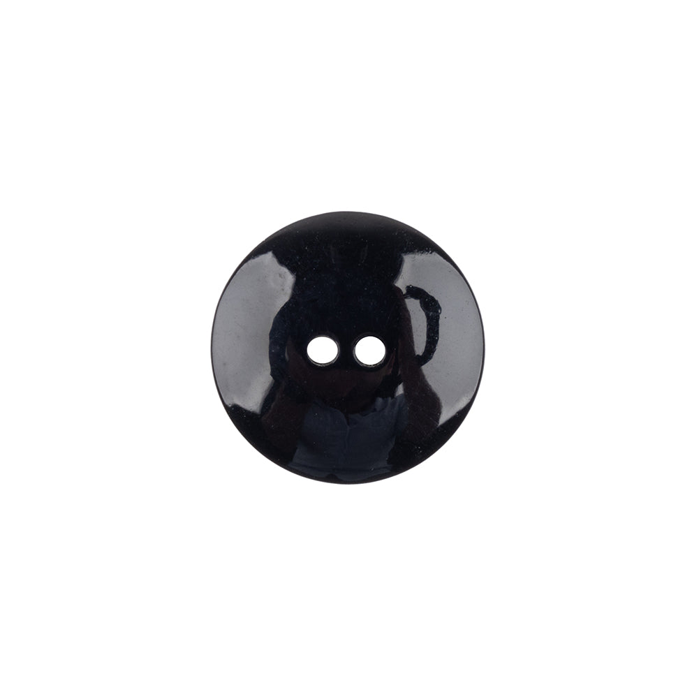 Black Radial Designed 2-Hole Plastic Saucer Button - 24L/15mm Detail