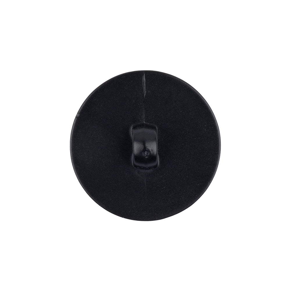 Black Tiny Mound Rope Textured Shank Back Button - 34L/21.5mm Detail