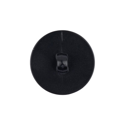 Black Tiny Mound Rope Textured Shank Back Button - 34L/21.5mm Detail