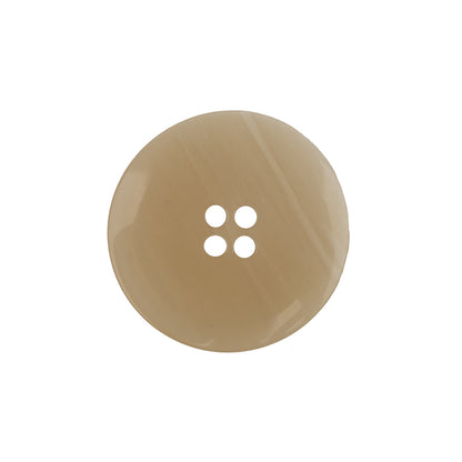 Turtledove and Kelp Striated 4-Hole Plastic Jacket Button - 36L/23mm Detail