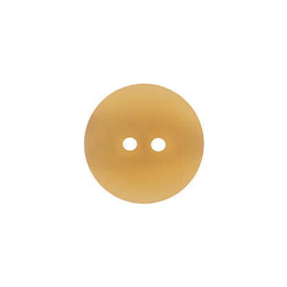 Italian Translucent Harvest Gold 2-Hole Plastic Jacket Button - 28L/18mm Detail