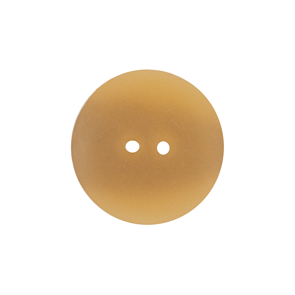 Italian Translucent Harvest Gold 2-Hole Plastic Jacket Button - 36L/23mm Detail