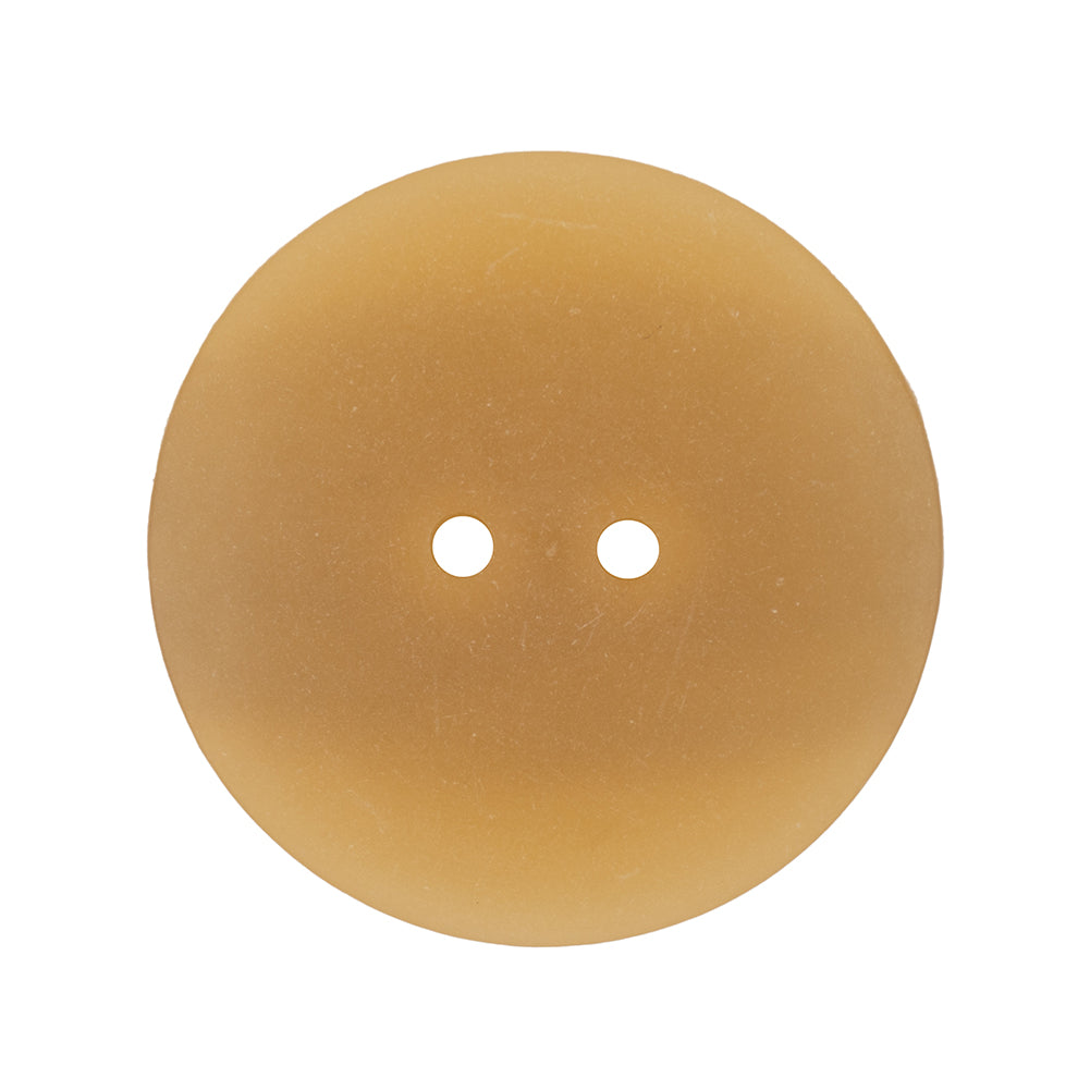 Italian Translucent Harvest Gold 2-Hole Plastic Jacket Button - 44L/28mm Detail