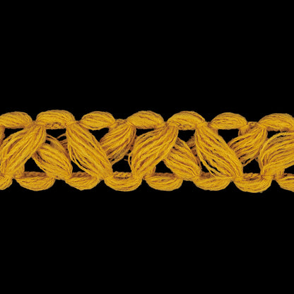 Golden Yellow Criss-Cross Braided Trim - 0.75" Detail