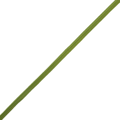 Willow Green Braided Cord with Lip - 0.375"