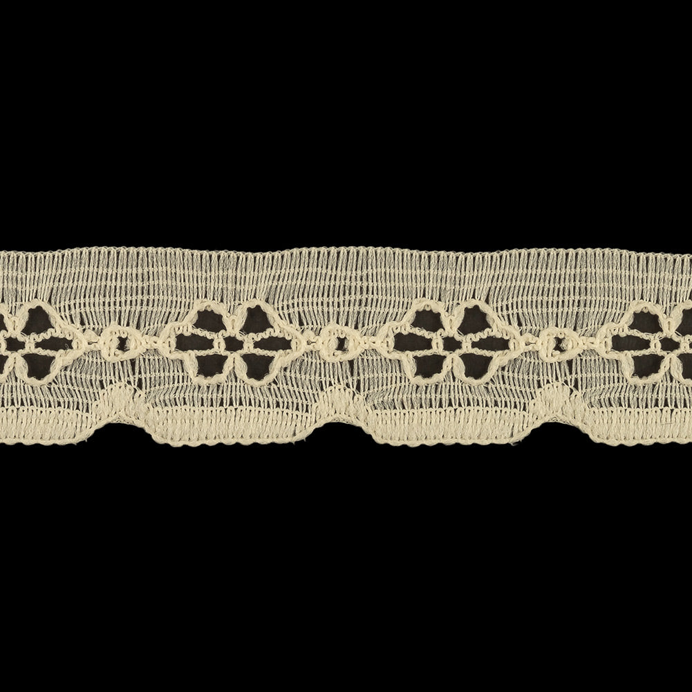 Tofu Floral Lace Trim - 0.75" Detail