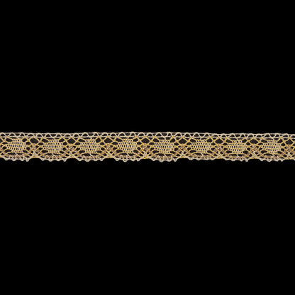 Yellow and Afterglow Iridescent Bobbin Lace Trim - 0.875"