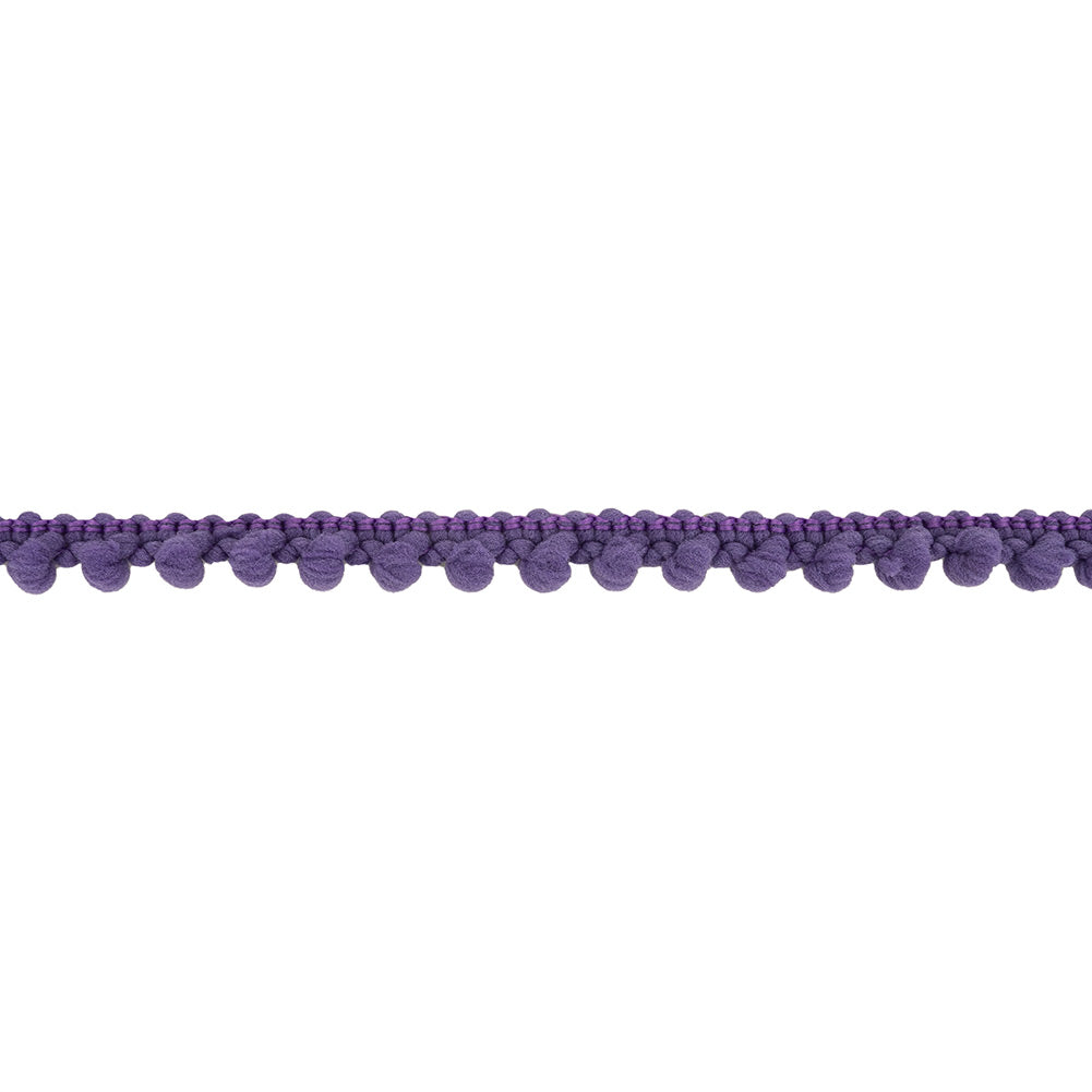 Purple Puffy Bobbles Trim - 0.375"