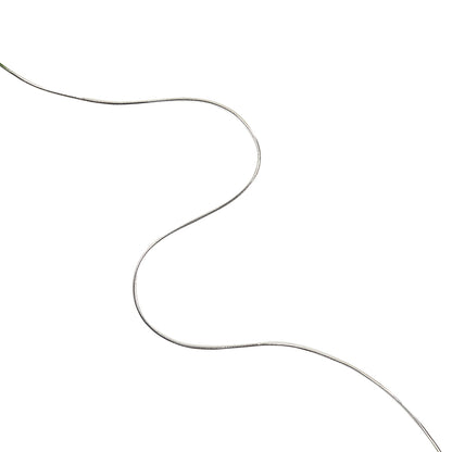 Metallic Silver Elastic Cord - 2mm