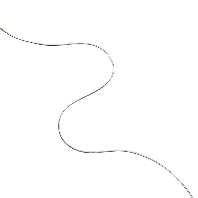 Metallic Silver Elastic Cord - 2mm