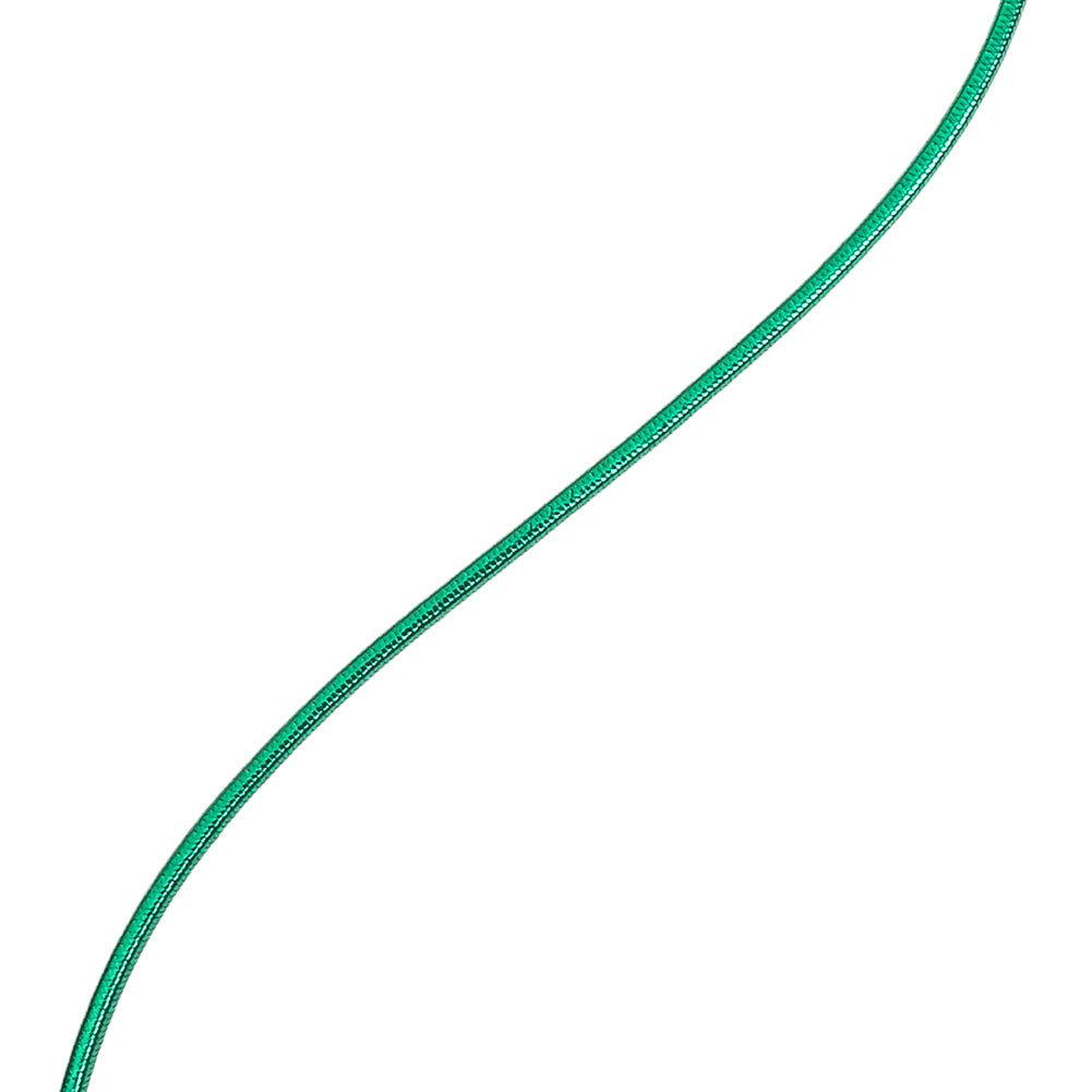 Metallic Green Elastic Cord - 2mm Detail