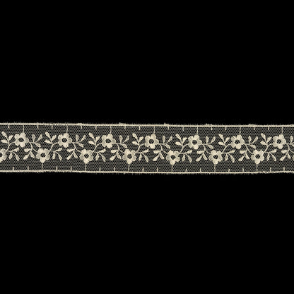Cloud Dancer Floral Embroidered Lace Trim - 1.25"