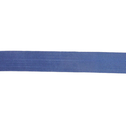 Cobalt Woven Edge Rayon Seam Binding - 0.5" Detail