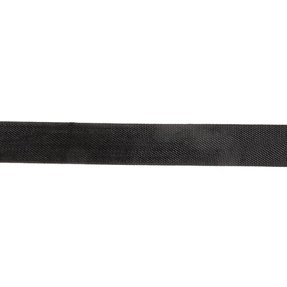 Black Bean Woven Edge Rayon Seam Binding - 0.5" Detail