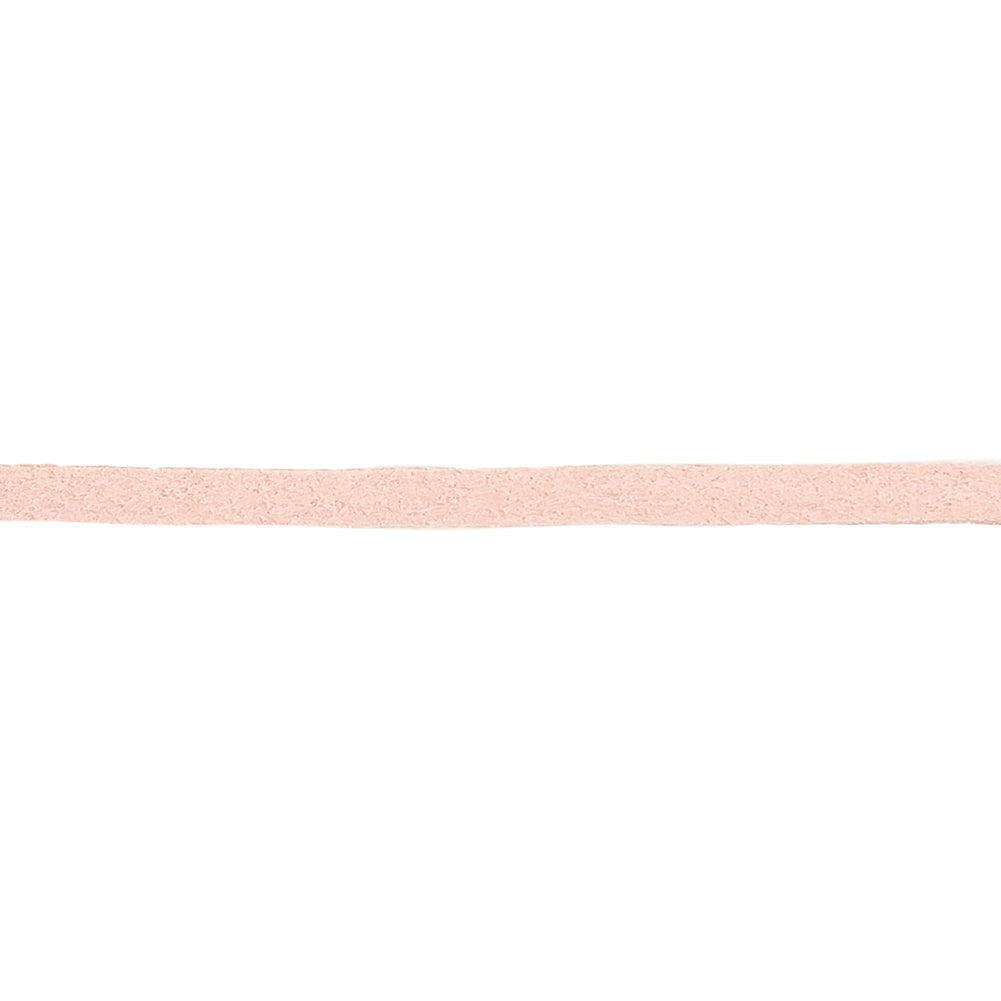 Baby Pink Faux Suede Trim - 0.25" Detail