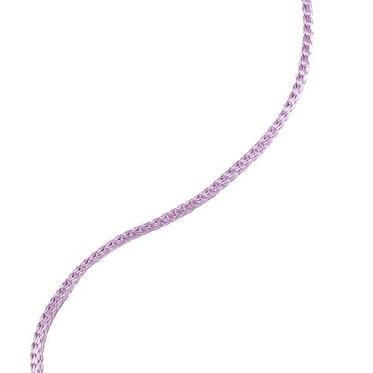 Violet Tulle Luminous Braided Rayon Cord - 0.125" Detail