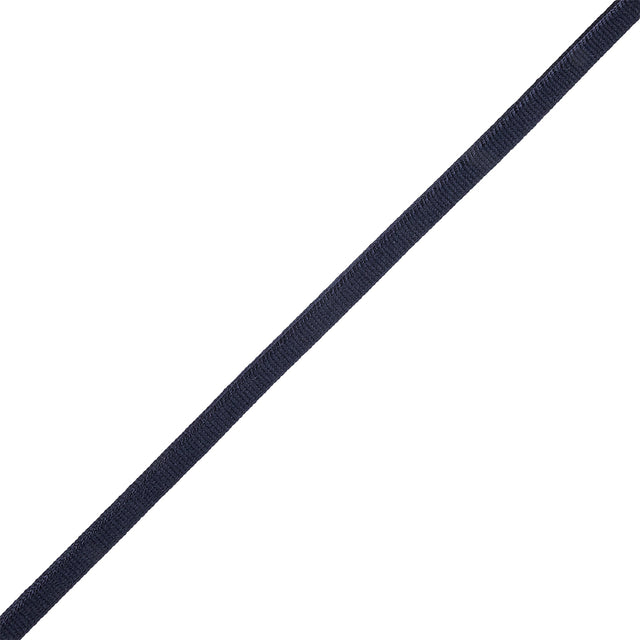 Evening Blue Braided Cord with Lip - 0.375"