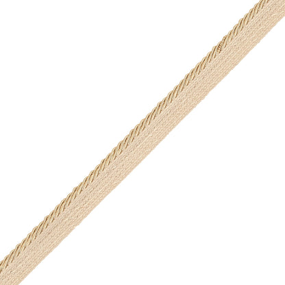 Gilded Travertine Cotton Blend Twisted Cord with Lip - 0.375" Detail