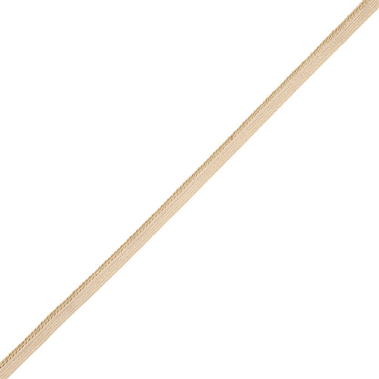 Gilded Travertine Cotton Blend Twisted Cord with Lip - 0.375"