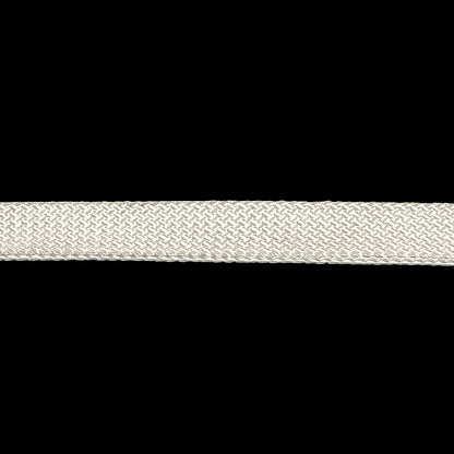 Sea Salt Luminous Rayon Braided Foldover Trim - 0.5" Detail