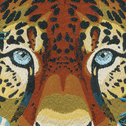 French Caribbean Jungle Fever Oversized Square Patch - 18.875" Detail