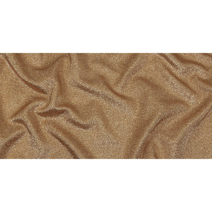 Geode Metallic Caramel Crackle Luxury Brocade Drape