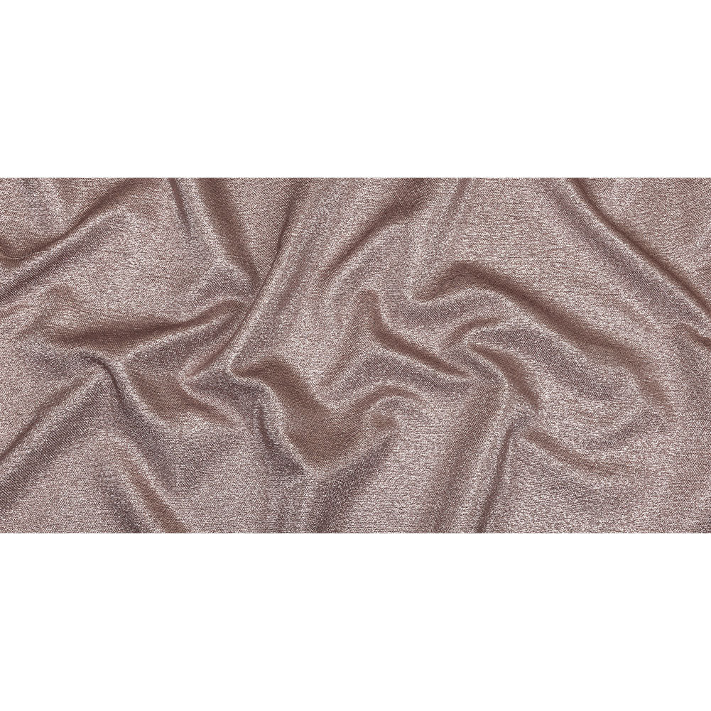 Geode Metallic Lilac and Rose Gold Crackle Luxury Brocade Drape