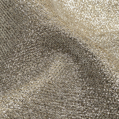 Geode Metallic Silver Crackle Luxury Brocade Folded