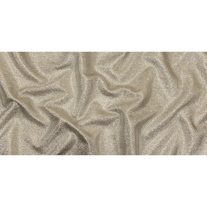 Geode Metallic Silver Crackle Luxury Brocade Drape