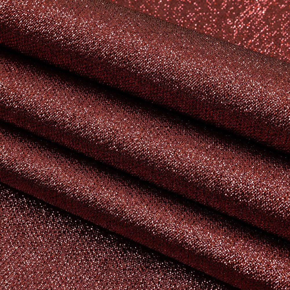 Geode Metallic Wine Red Crackle Luxury Brocade Full