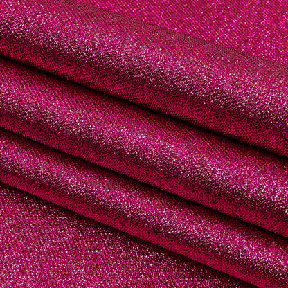 Geode Metallic Fuchsia Crackle Luxury Brocade Full