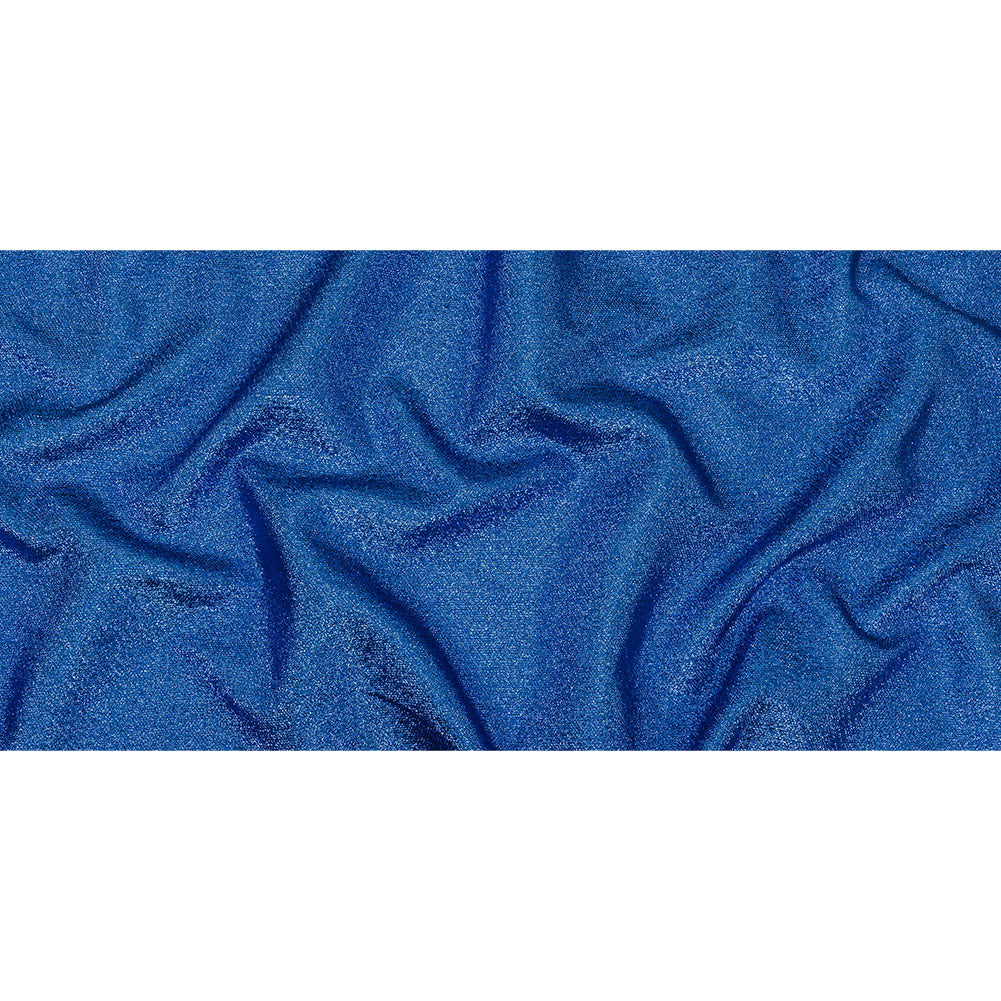 Geode Metallic Blue Crackle Luxury Brocade Full