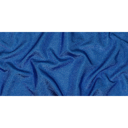 Geode Metallic Blue Crackle Luxury Brocade Full