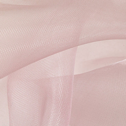 Stiff Mesh-Like Polyester Organza - Powder Pink - Iris Collection Detail