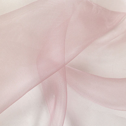 Stiff Mesh-Like Polyester Organza - Powder Pink - Iris Collection