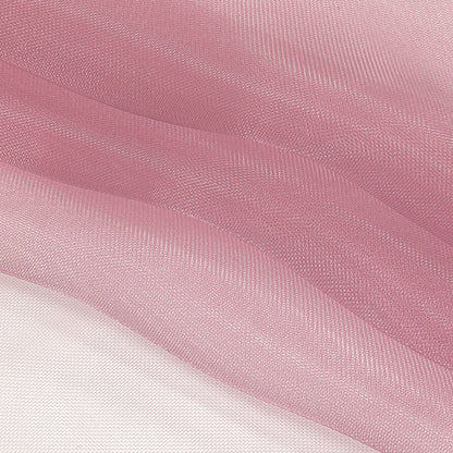 Stiff Mesh-Like Polyester Organza - Pink Lilac - Iris Collection Folded