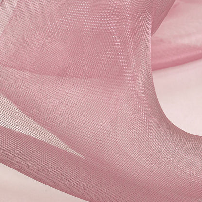 Stiff Mesh-Like Polyester Organza - Pink Lilac - Iris Collection Detail