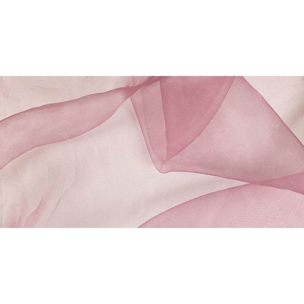 Stiff Mesh-Like Polyester Organza - Pink Lilac - Iris Collection Full